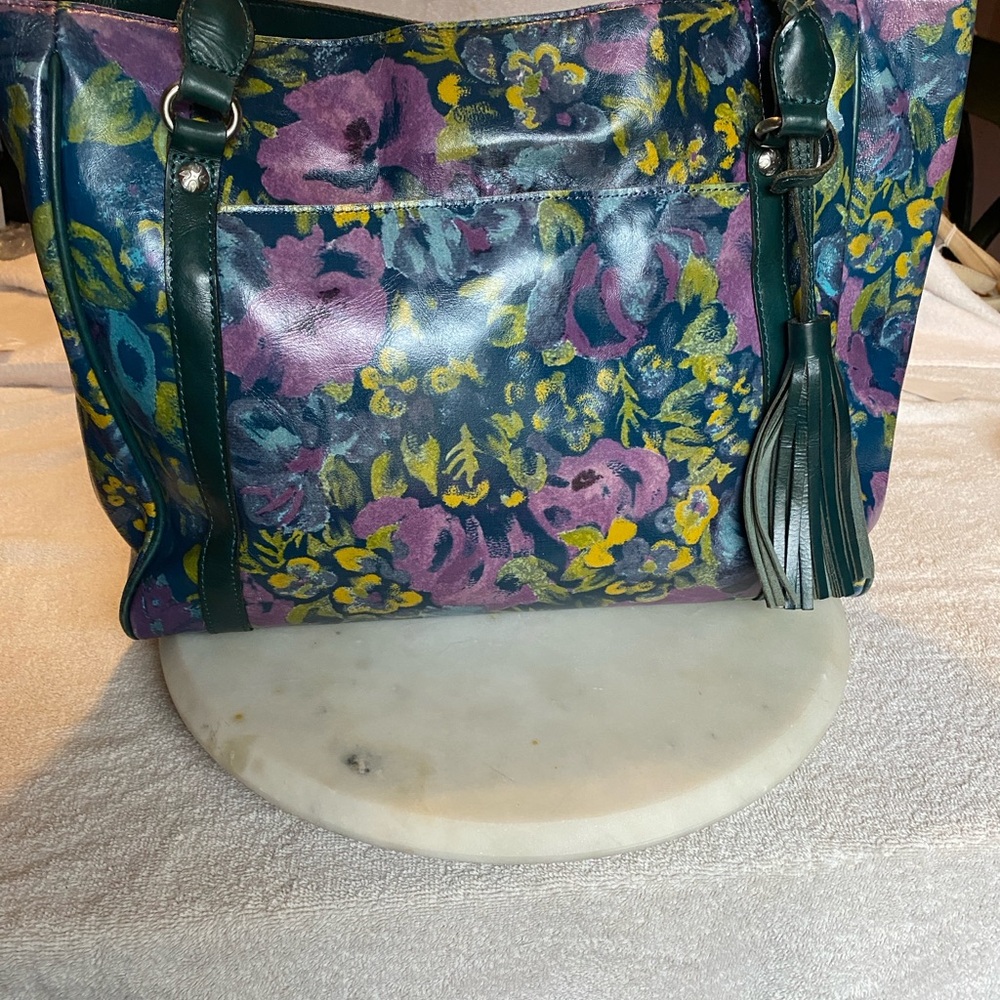 Patricia Nash Floral Leather Tote Bag - Multicolor